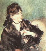 Edouard Manet Portrait of Berthe Morisot USA oil painting artist